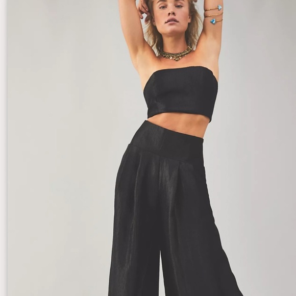 Free People Evelyn Wide Leg Pant Set - Picture 3 of 12